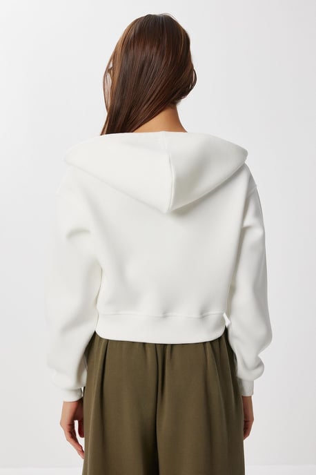 Kapuzensweatshirt mit Reißverschluss in entspannter Passform - Image 6