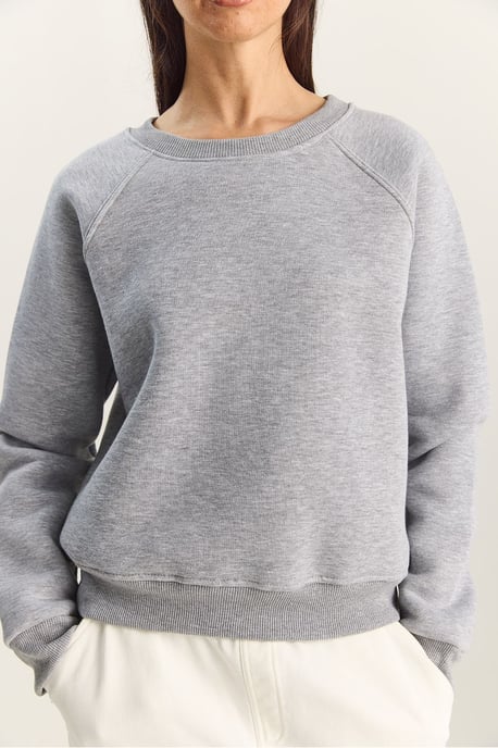 Lässiges Rundhals gestricktes Sweatshirt - Image 6