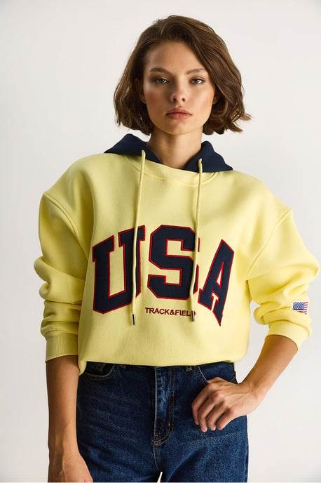 Hoodie mit Übergröße und Aufdruck - Image 4