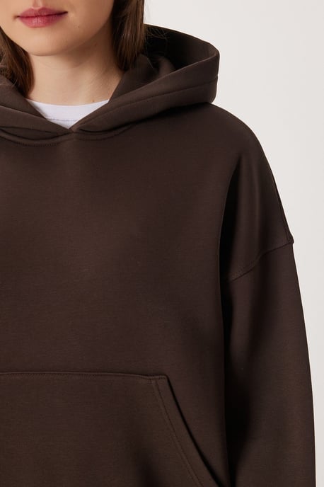 Übergroßer Kapuzenpullover mit Tasche - Image 5