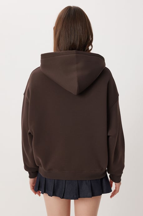 Übergroßer Kapuzenpullover mit Tasche - Image 6