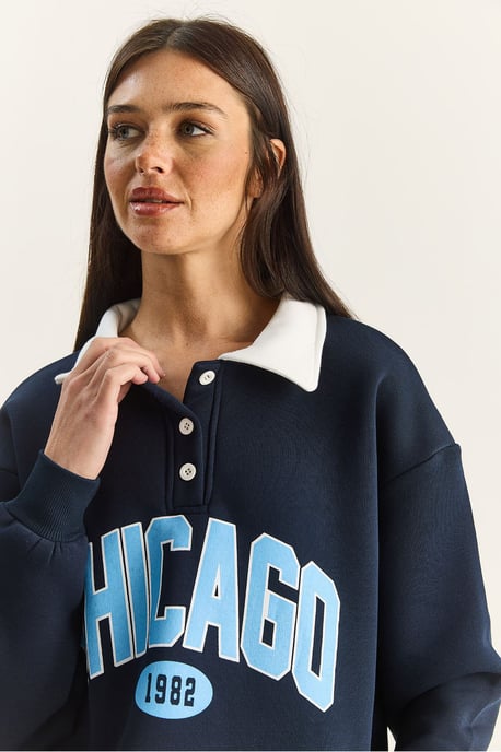 Übergrößen-Printed Sweatshirt - Image 5