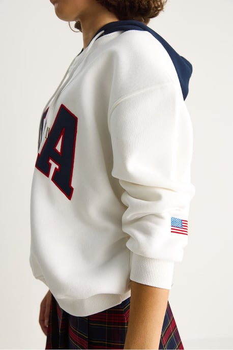Hoodie mit Übergröße und Aufdruck - Image 6