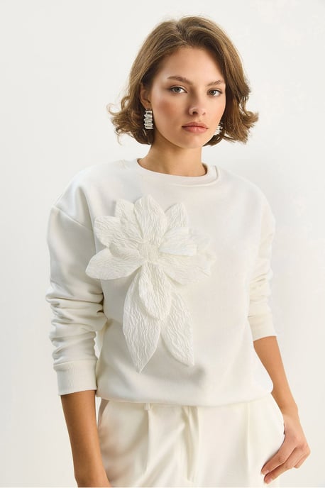 Zugangsdetail Langarm Crewneck Sweatshirt - Image 3