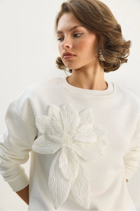 Zugangsdetail Langarm Crewneck Sweatshirt - Image 4