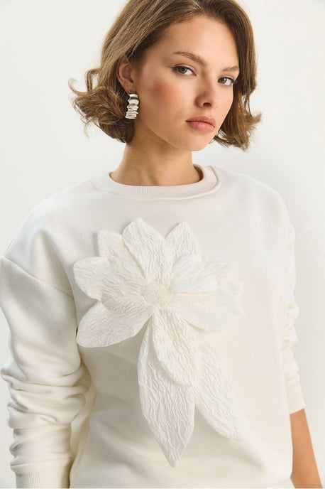 Zugangsdetail Langarm Crewneck Sweatshirt - Image 5