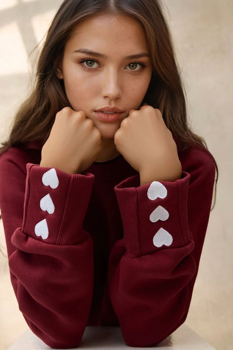 Bestickter Baumwollpullover - Image 2