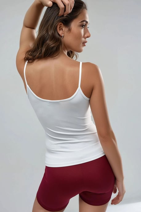 Fitted U-Hals Stricktanktop - Image 3