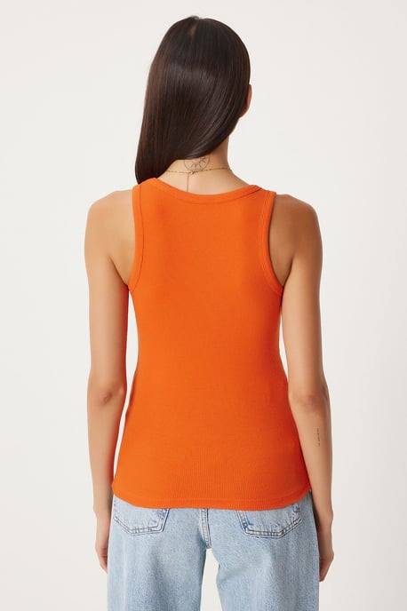 Fitted U-Hals Gestricktes 2er-Pack Tanktop - Image 4