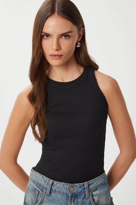 Fitted Baumwolle 3er-Pack Tanktop - Image 2