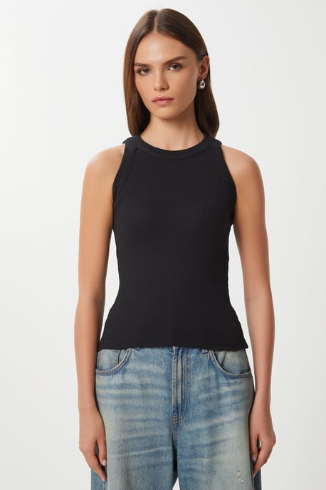 Fitted Baumwolle 3er-Pack Tanktop - Image 3