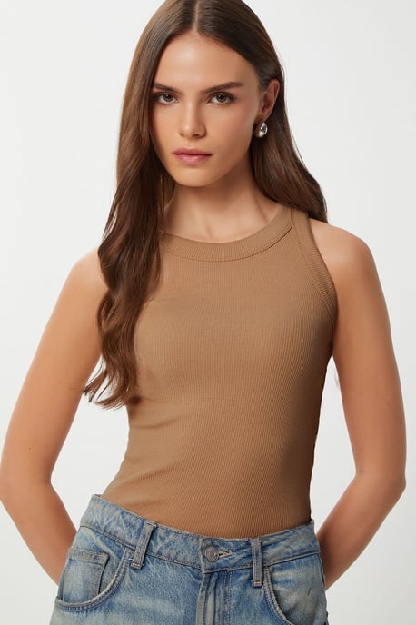 Fitted Baumwolle 3er-Pack Tanktop - Image 4