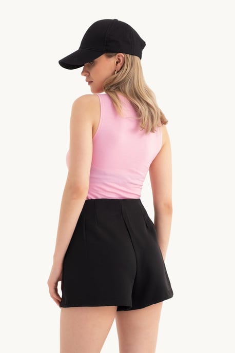 Hiccup Halterneck-Cropped-Top mit Cut-out - Rosa - Image 3