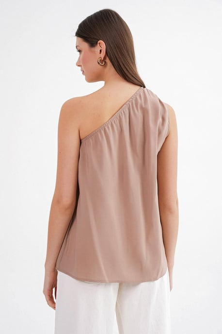 Asymmetrisches Kragen-Accessoire Detailliertes Oberteil - Image 6