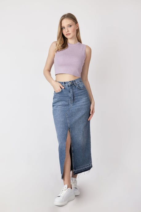 Strick-Crewneck-Crop-Top - Image 4