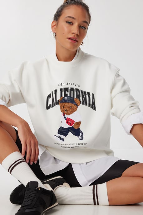 Bedruckter Rundhals-Sweatshirt - Image 3