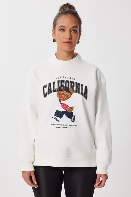 Bedruckter Rundhals-Sweatshirt - Image 5