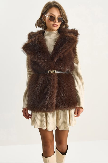 Faux-Fur-Weste - Image 1