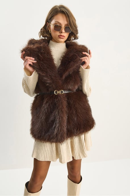Faux-Fur-Weste - Image 4