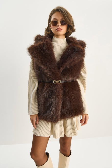 Faux-Fur-Weste - Image 5