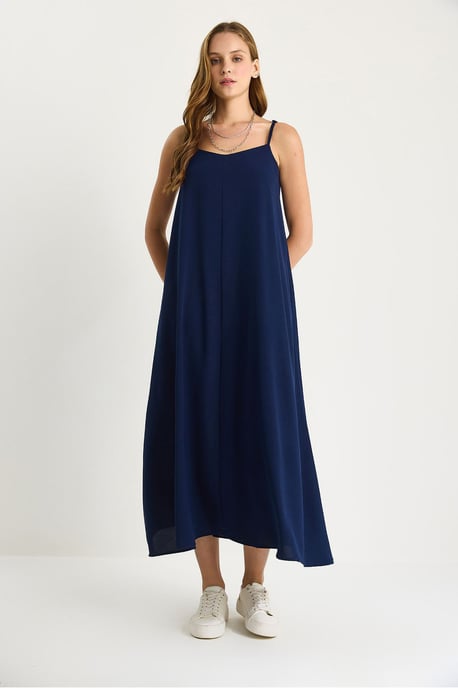 Maxi V-Ausschnitt Kleid - Image 3