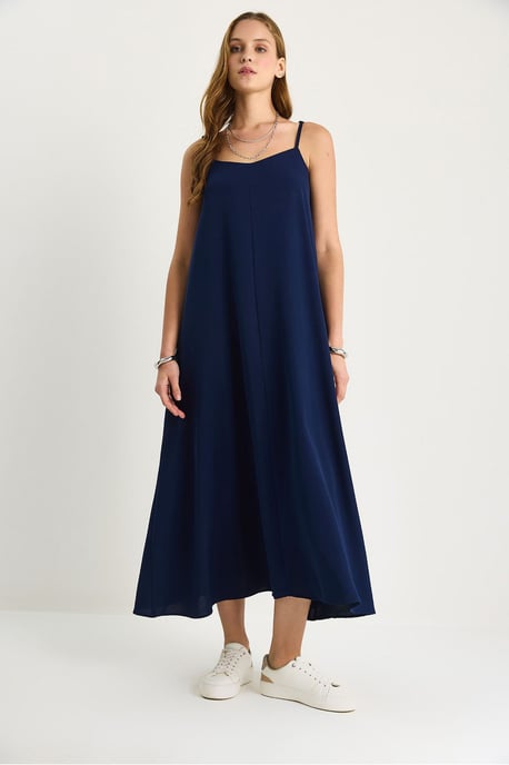 Maxi V-Ausschnitt Kleid - Image 4