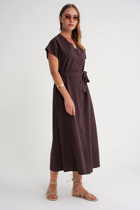Shirtkleid mit Gürtel - Image 2