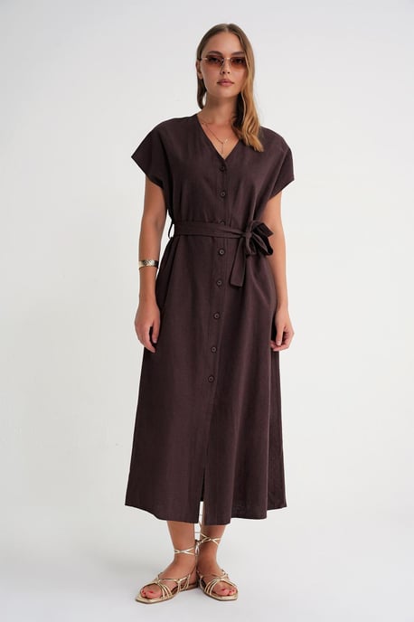 Shirtkleid mit Gürtel - Image 3