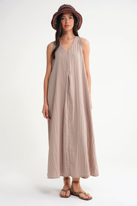 V-Ausschnitt Maxikleid - Image 1