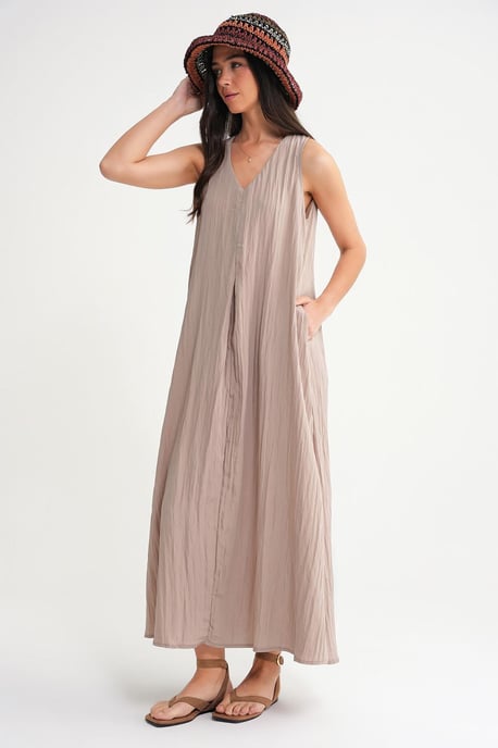 V-Ausschnitt Maxikleid - Image 4