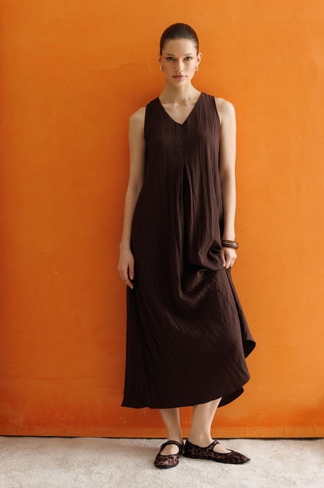 V-Ausschnitt Maxikleid - Image 4