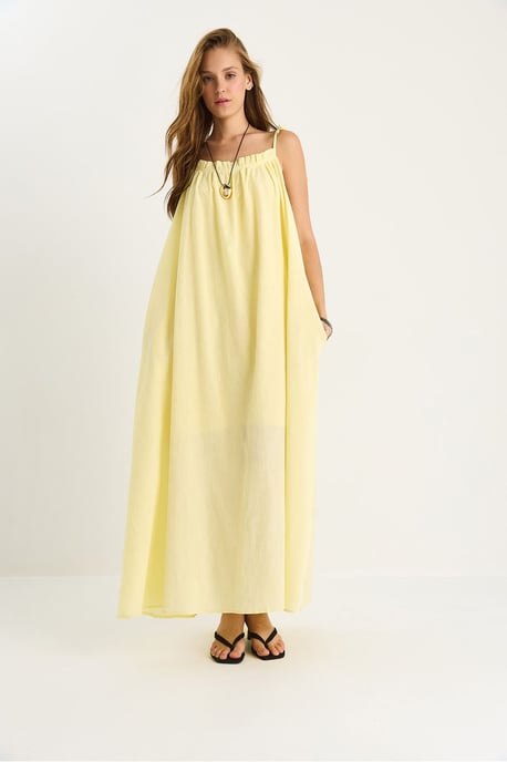Maxikleid mit Rüschendetails - Image 2