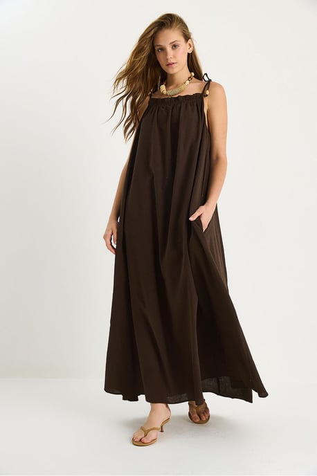 Maxikleid mit Rüschendetail - Image 2
