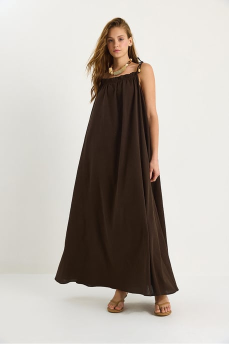 Maxikleid mit Rüschendetail - Image 3