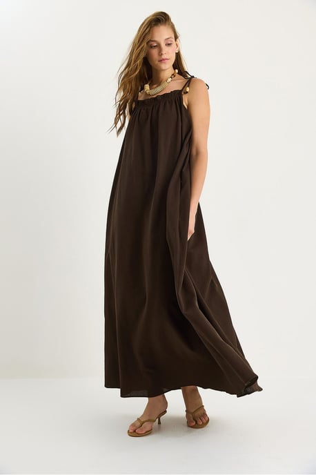 Maxikleid mit Rüschendetail - Image 4