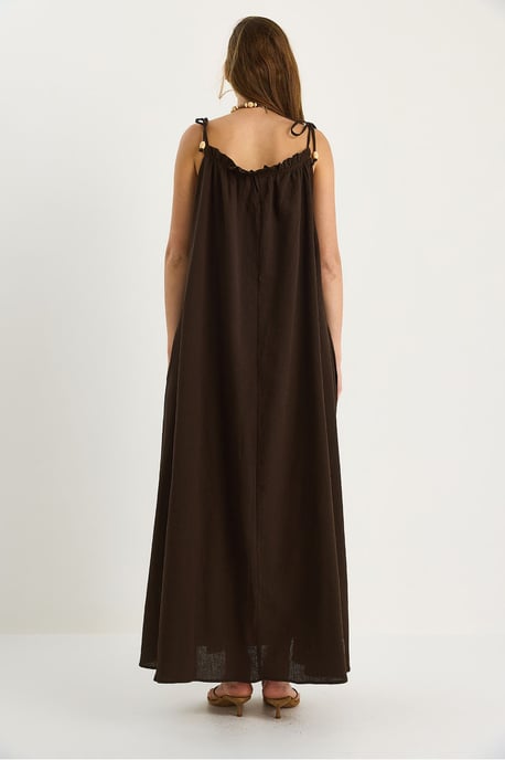 Maxikleid mit Rüschendetail - Image 6