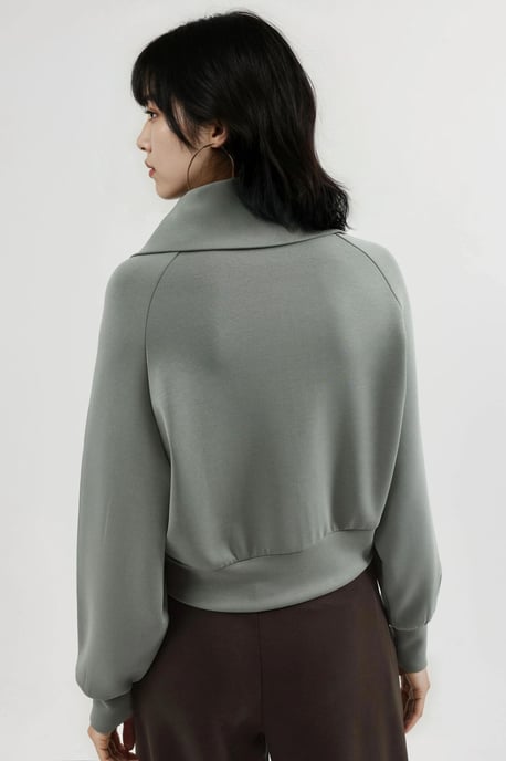 Lässiges Zipper-Sweatshirt - Image 3