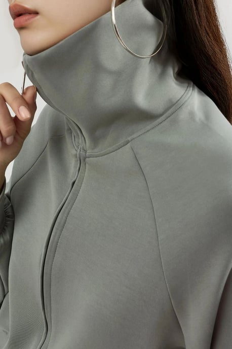 Lässiges Zipper-Sweatshirt - Image 6