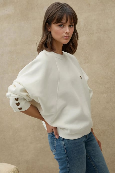 Bestickter Baumwollpullover - Image 3
