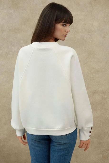 Bestickter Baumwollpullover - Image 4