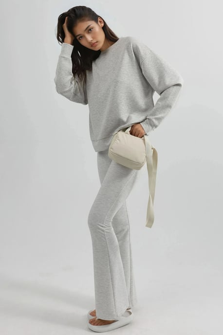 Lockere Passform Rundhals-Mikromodal-Sweatshirt - Image 4