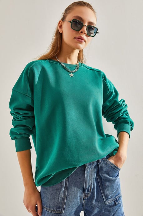 Übergrößen Rundhals Strickpullover - Image 1