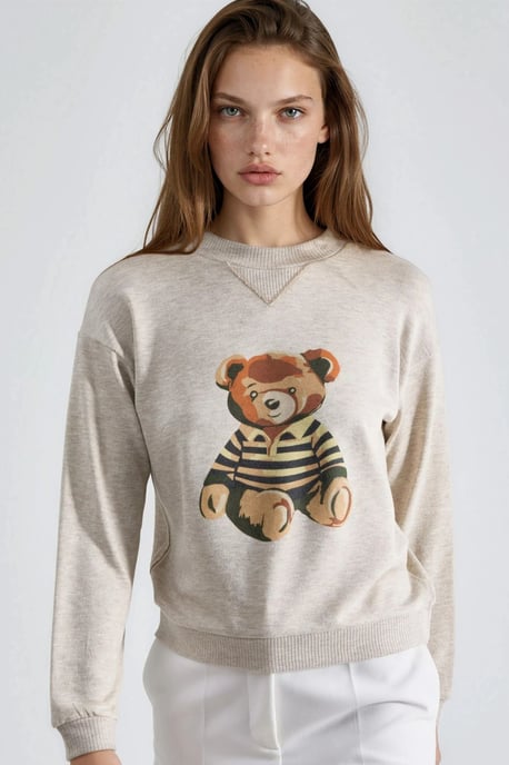 Bedruckter Basic-Sweatshirt - Image 1