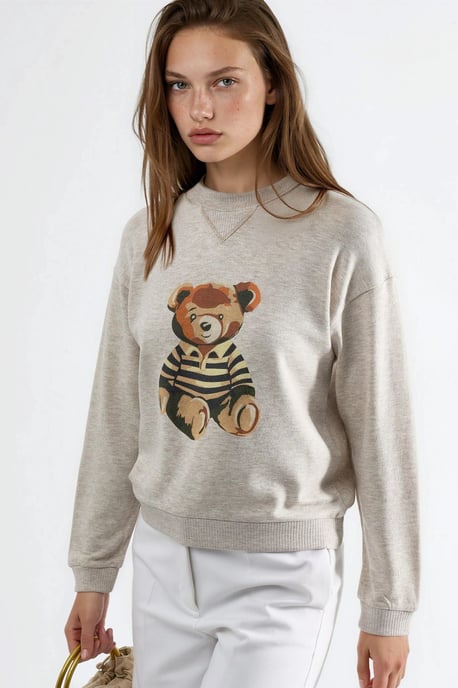 Bedruckter Basic-Sweatshirt - Image 2