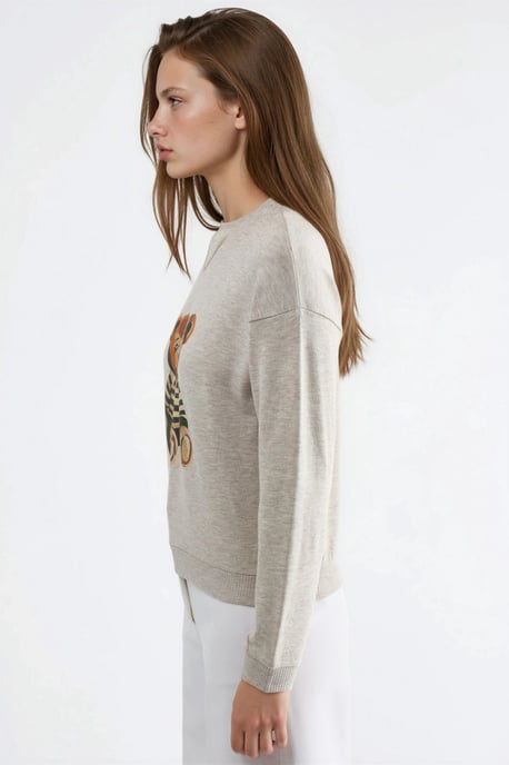 Bedruckter Basic-Sweatshirt - Image 4