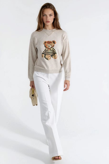 Bedruckter Basic-Sweatshirt - Image 5