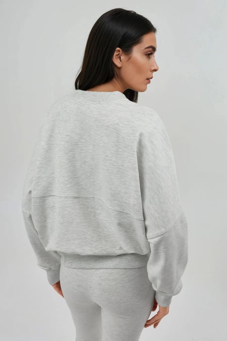 Lässiger Schnitt Vollreißverschluss Sweatshirt - Image 2