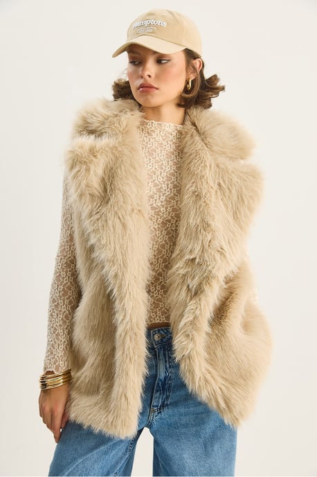 Faux Fur Weste - Image 1