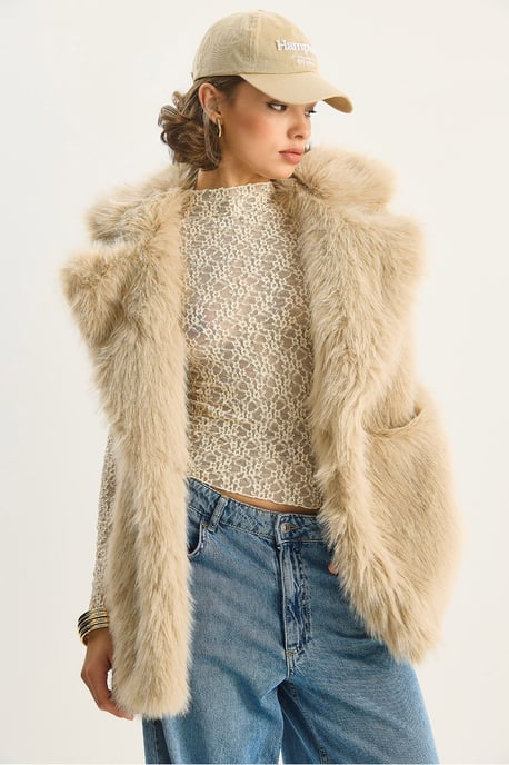 Faux Fur Weste - Image 3