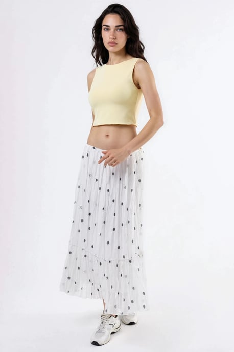 Bootehals Ärmellose Strickbluse - Image 5